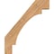 Ekena Millwork 5 1/2"W x 30"D x 36"H Merced Smooth Knee Brace, Western Red Cedar BRC06X30X36MRC00SWR - alternate 2